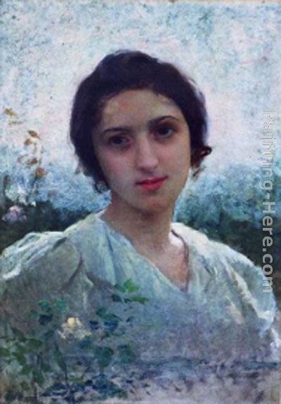 Charles Amable Lenoir Eugenie Lucchesi, etude